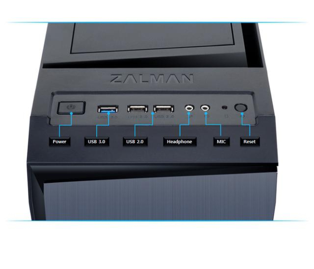 Zalman R1 czarna USB 3.0 z oknem - 216202 - zdjęcie 7